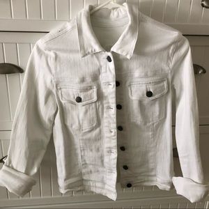 Kit from Kloth White Denim jacket